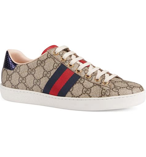 gucci women's ace sneaker with interlocking g|Gucci ace sneakers nordstrom.